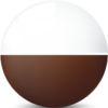Brown - Glossy White