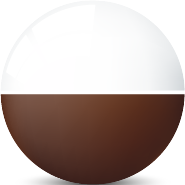 Brown - Glossy White
